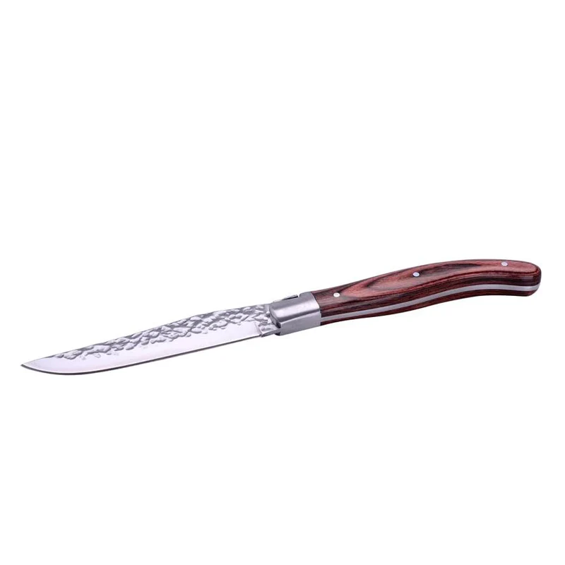 23 cm - Coltello Bistecca In Scatola Regalo In Acciaio Inox - Pakkawood - Set 6 Pz - Image 2