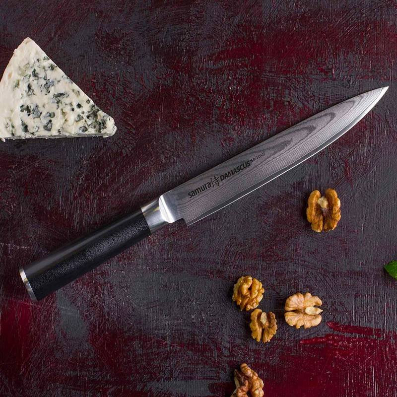 23 cm - Damascus Coltello Giapponese In Acciaio di Damasco - Image 2