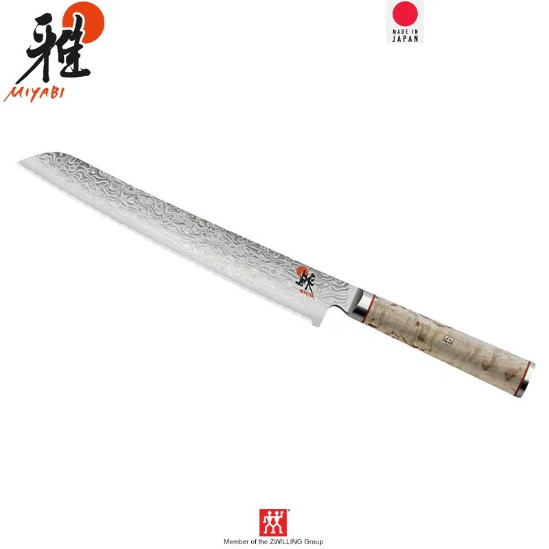 23 cm - Miyabi 5000MCD Coltello Pane In Acciaio Inox