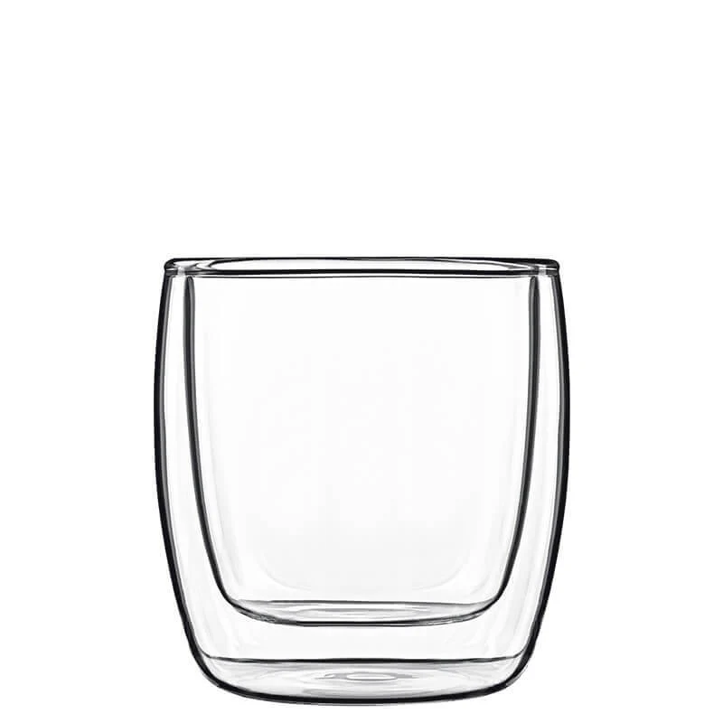 24 cl - Thermic Glass Michelangelo Bicchiere Cappuccino in Vetro Borosilicato - Set 2 Pezzi