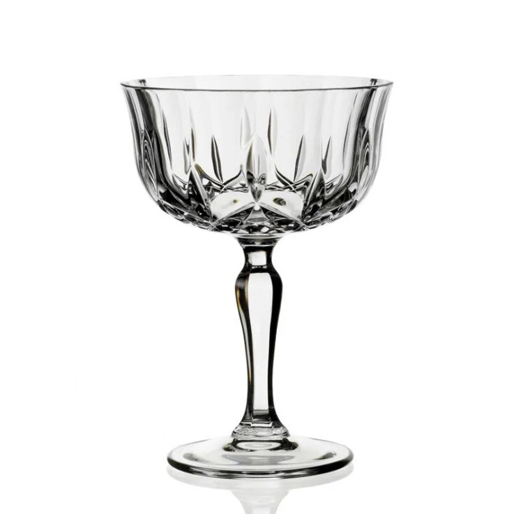 24 cl - Opera Coppa Champagne in Vetro - Set 6 Pezzi