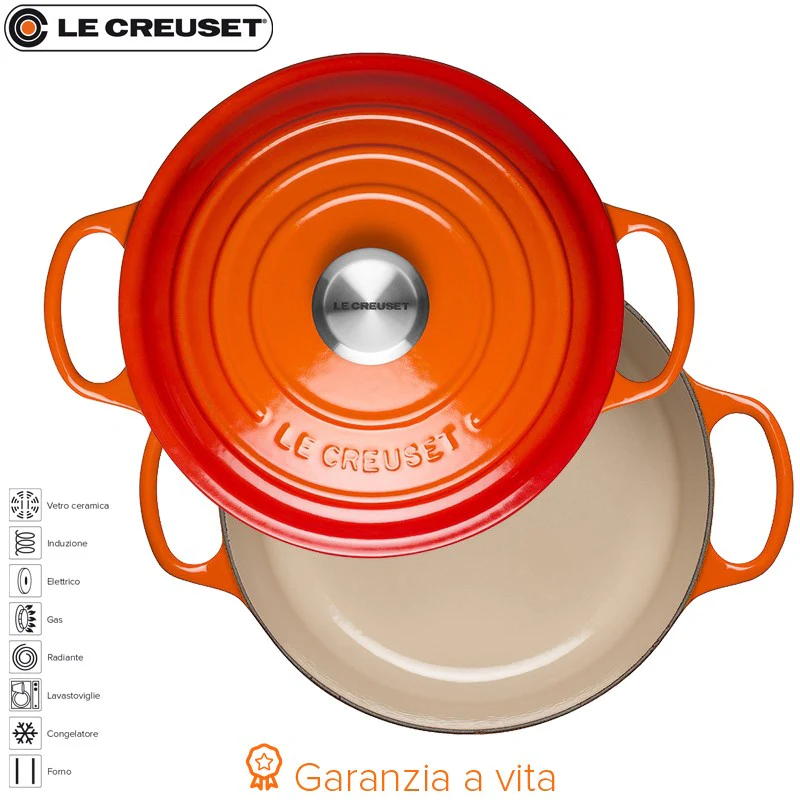 24 cm - Cocotte Evolution Casseruola Rotonda In Ghisa - Image 17