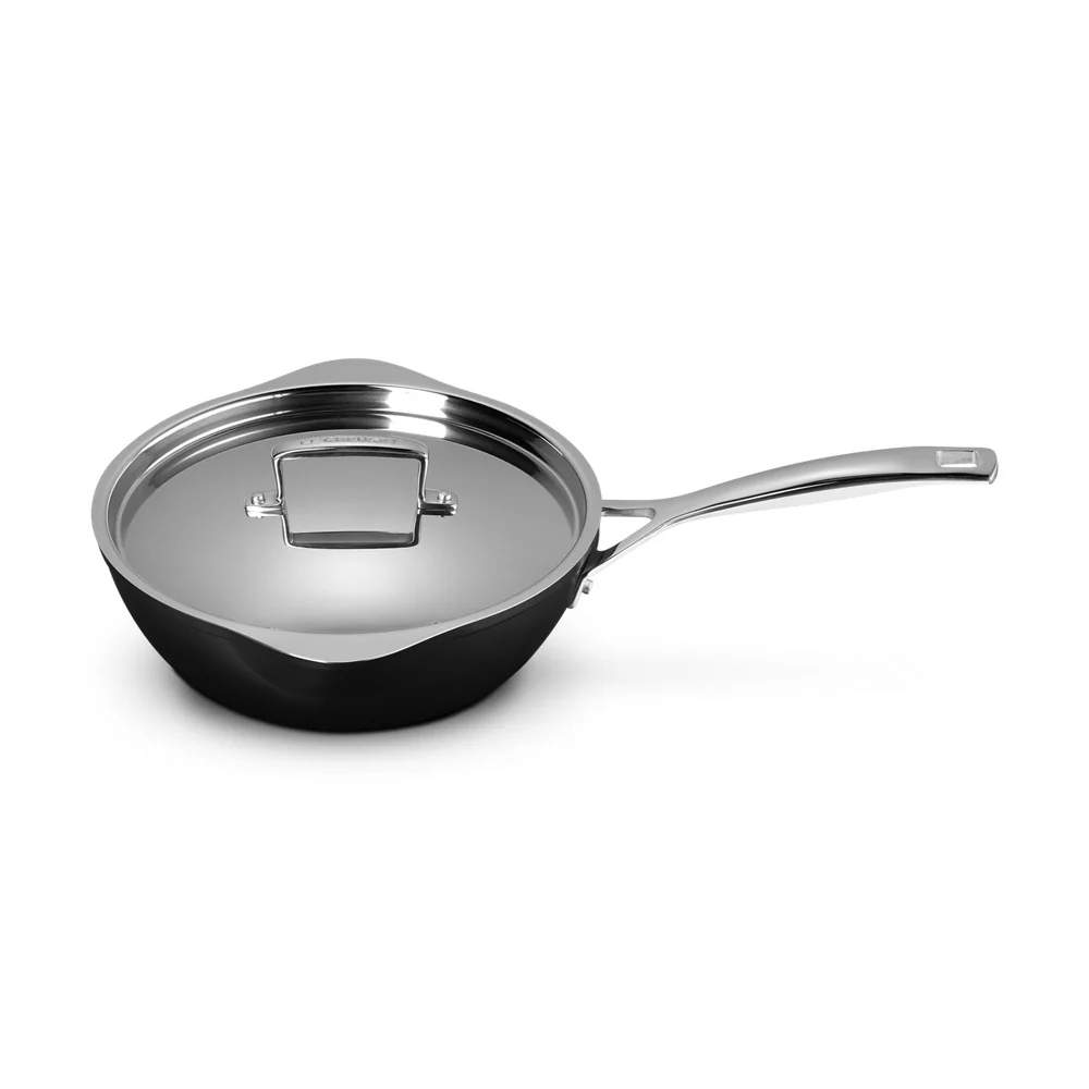 24 cm - Essential Padella Alta Dello Chef Antiaderente Con Doppio Becco In Alluminio - Image 2