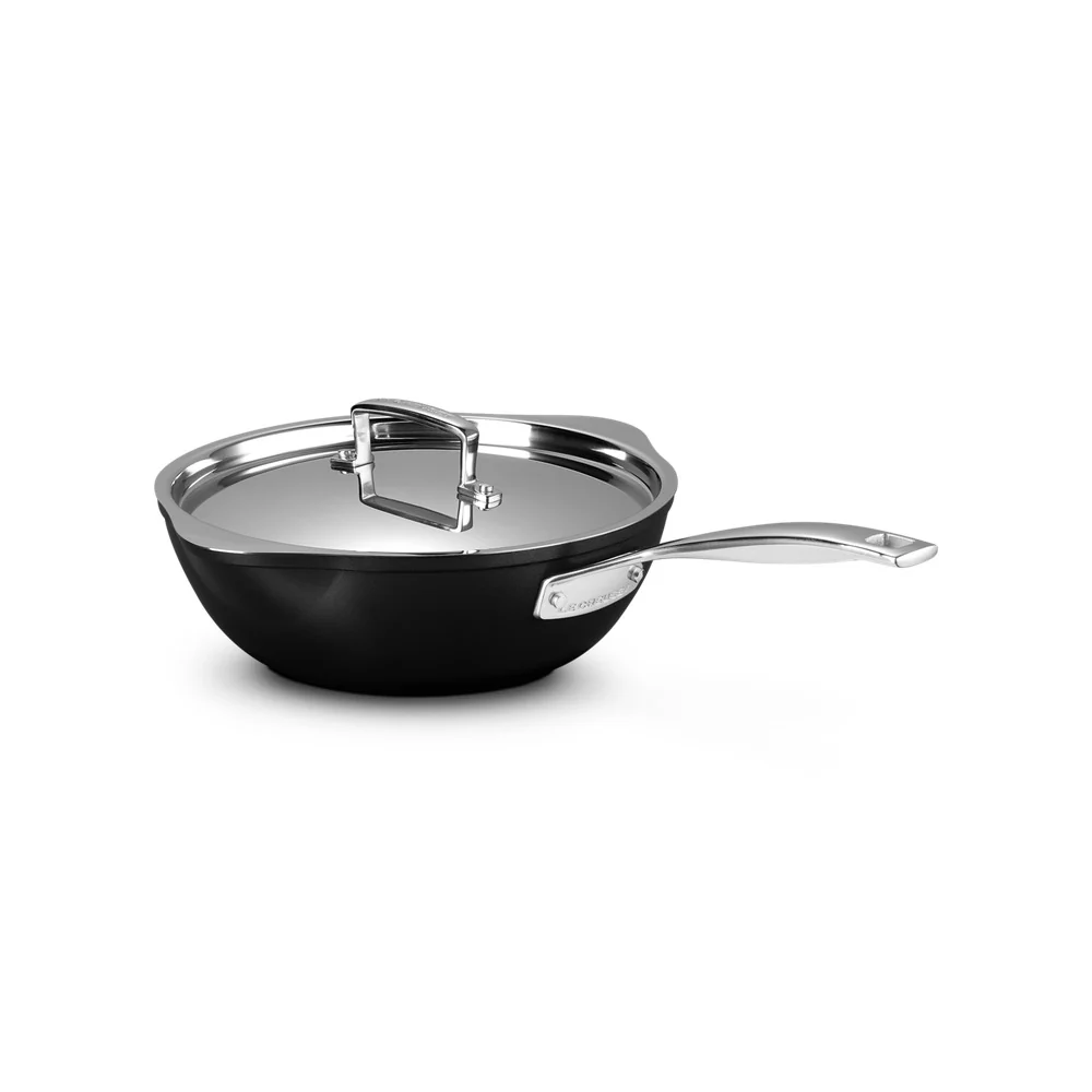 24 cm - Essential Padella Alta Dello Chef Antiaderente Con Doppio Becco In Alluminio - Image 5