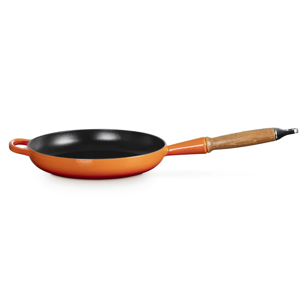 24 cm - Tradition Padella In Ghisa Smaltata con Manico In Legno - Image 8
