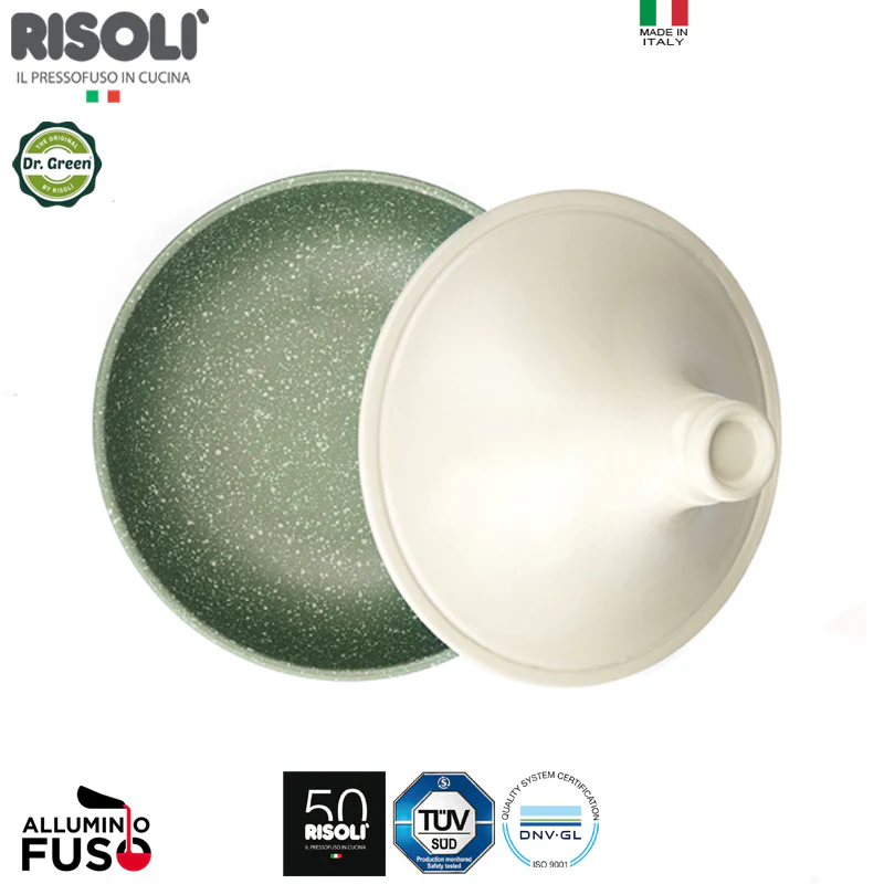 24 cm - Dr.Green Stone Tajine Antiaderente In Alluminio - Image 3