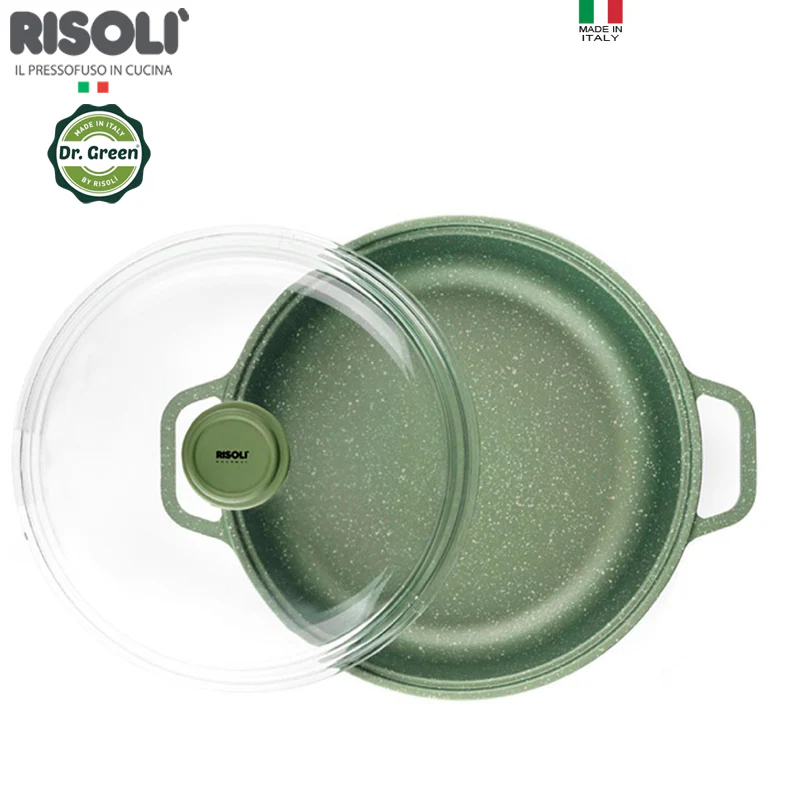 24 cm - Dr.Green Stone Tegame Antiaderente In Alluminio - Image 2