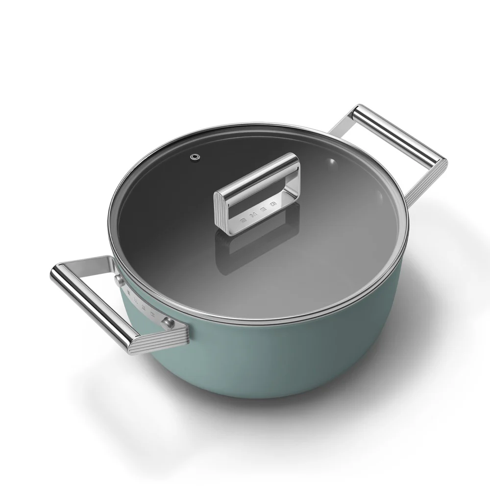 24 cm - Cookware Casseruola Alta Antiaderente Ceramico In Alluminio Con Coperchio - Image 14