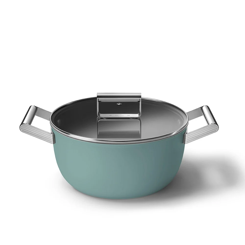 24 cm - Cookware Casseruola Alta Antiaderente Ceramico In Alluminio Con Coperchio - Image 18