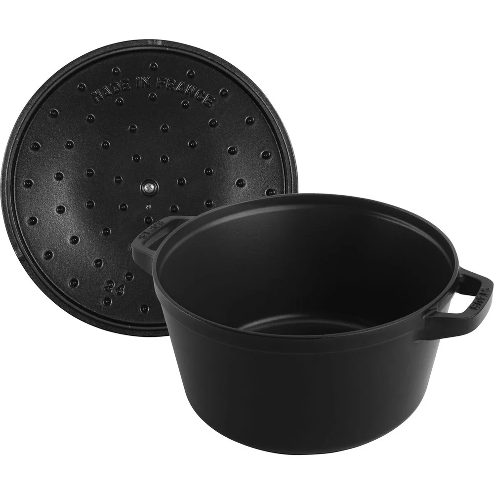 24 cm - Set Pentole Impilabili In Ghisa Smaltata - Set 2 Pz - Image 7