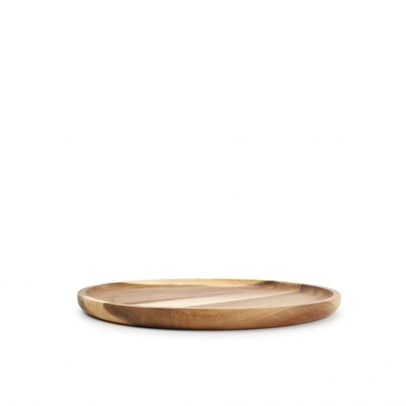 24 cm - Vassoio Rotondo In Legno - Image 2