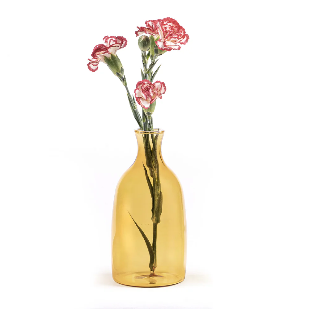 24 cm - Un Fiore Vaso Fiori In Vetro Borosilicato