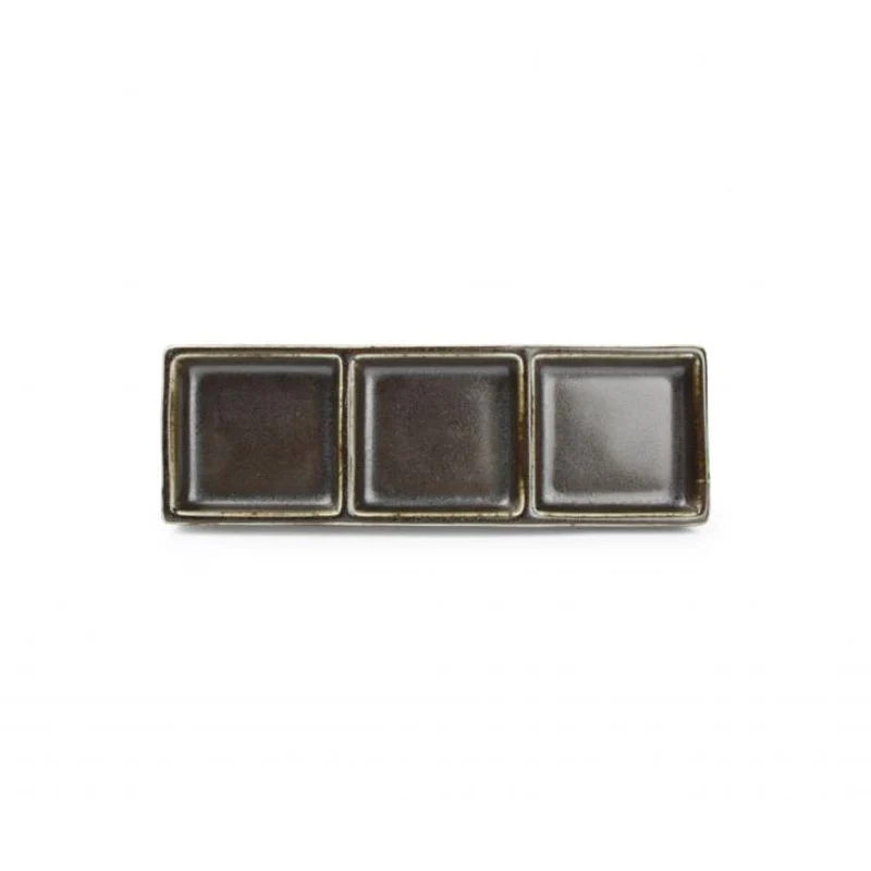 24x8 cm - Ceres Vassoio In Porcellana - Set 4 Pz