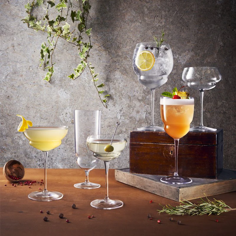 25 cl - Backdoor 20s Calice Cocktail in Vetro - Set 6 Pezzi - Image 2