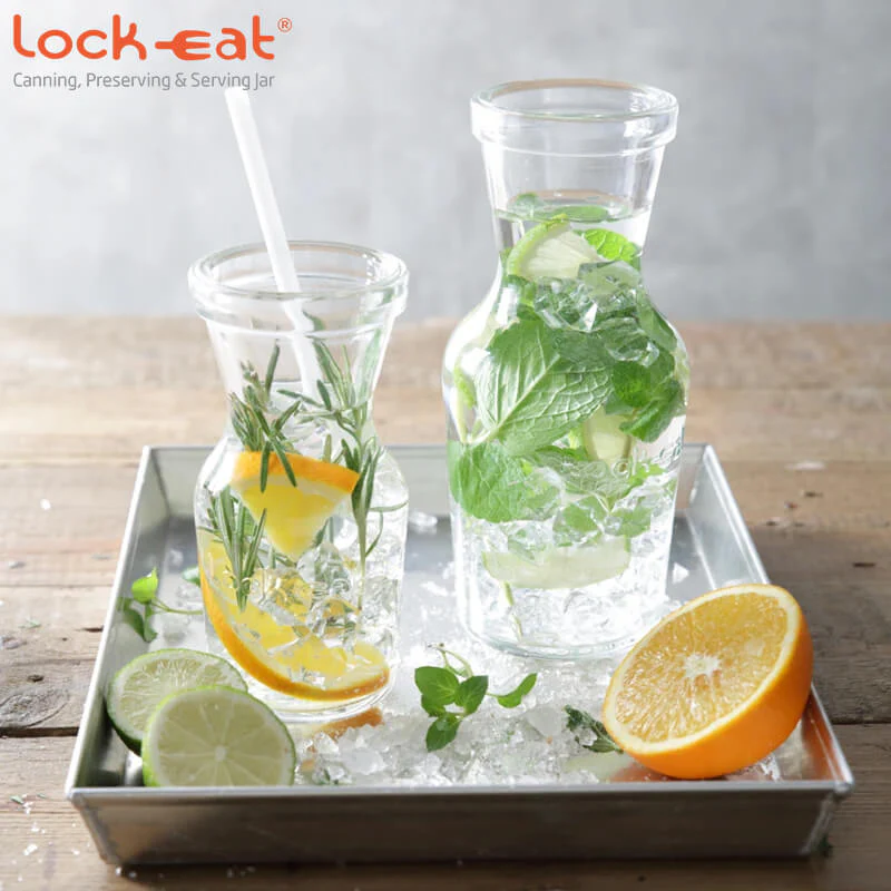 25 cl - Lock Eat Caraffa in Vetro - Set 12 Pezzi - Image 3