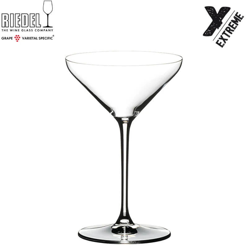 25 cl - Extreme Bicchiere Martini in Vetro - Set 2 Pezzi - Image 3