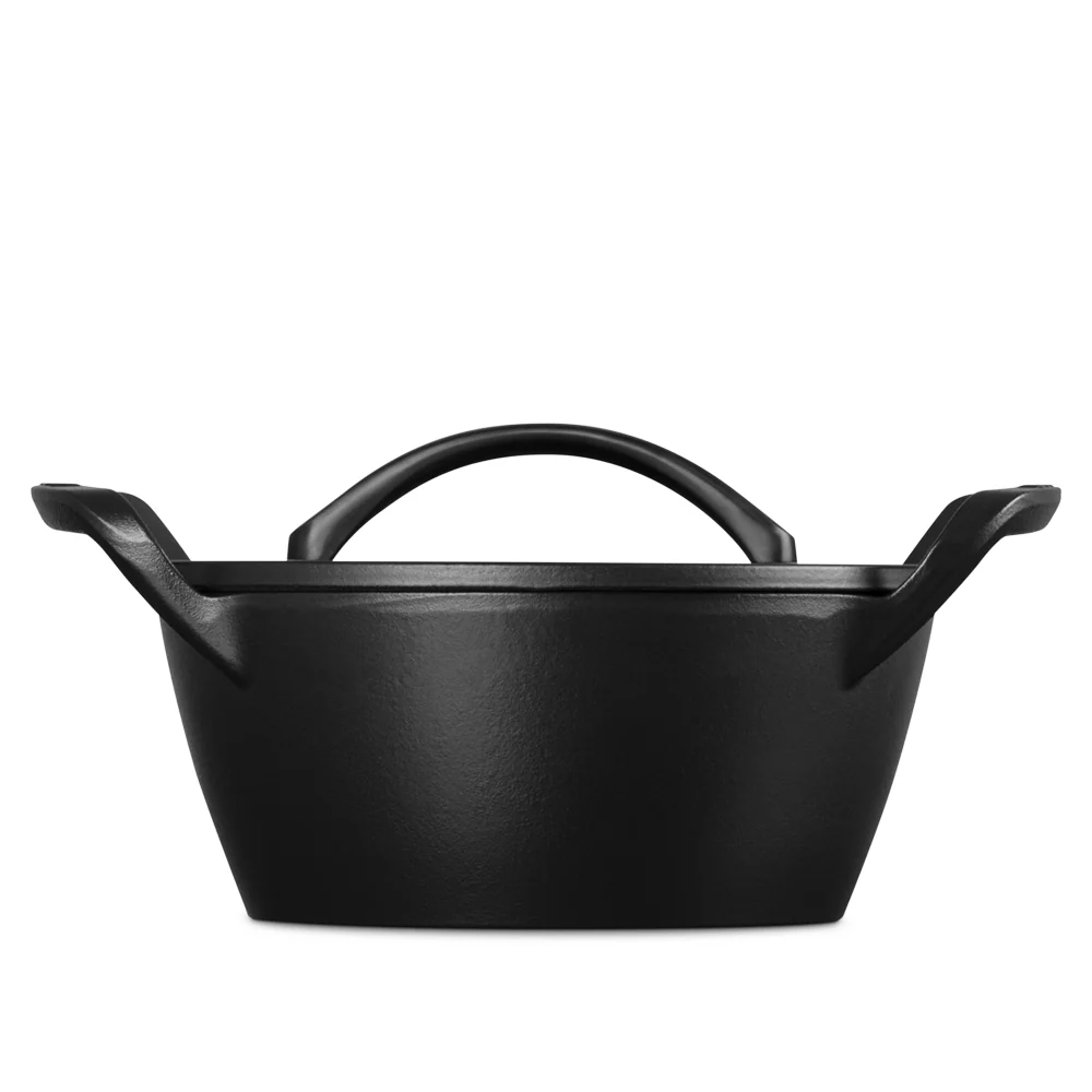 25 cm - BBQ Outdoor Cocotte Rotonda In Ghisa Vetrificata - Image 3