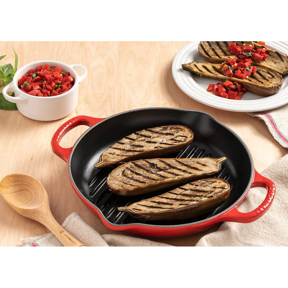 25 cm - Evolution Grill Bistecchiera Quadrato Profondo In Ghisa Vetrificata - Image 10