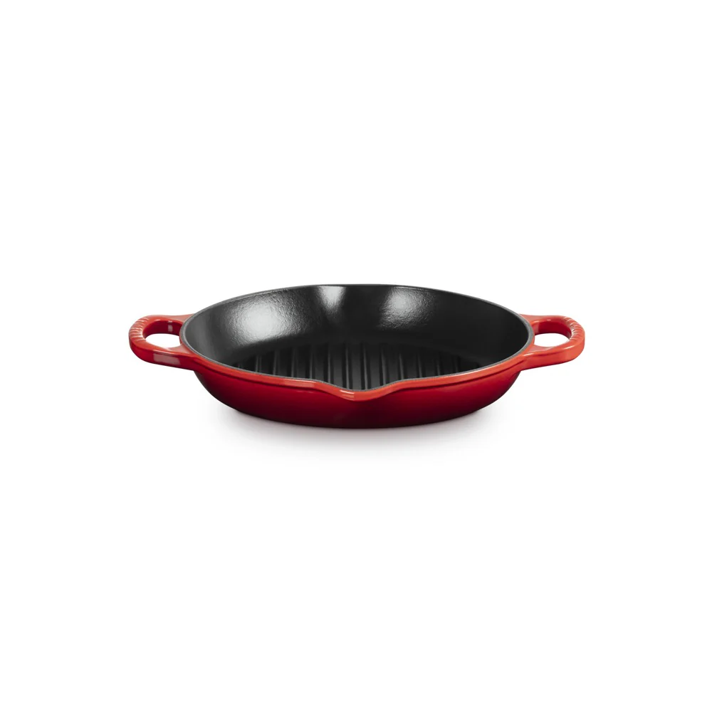 25 cm - Evolution Grill Bistecchiera Quadrato Profondo In Ghisa Vetrificata - Image 6