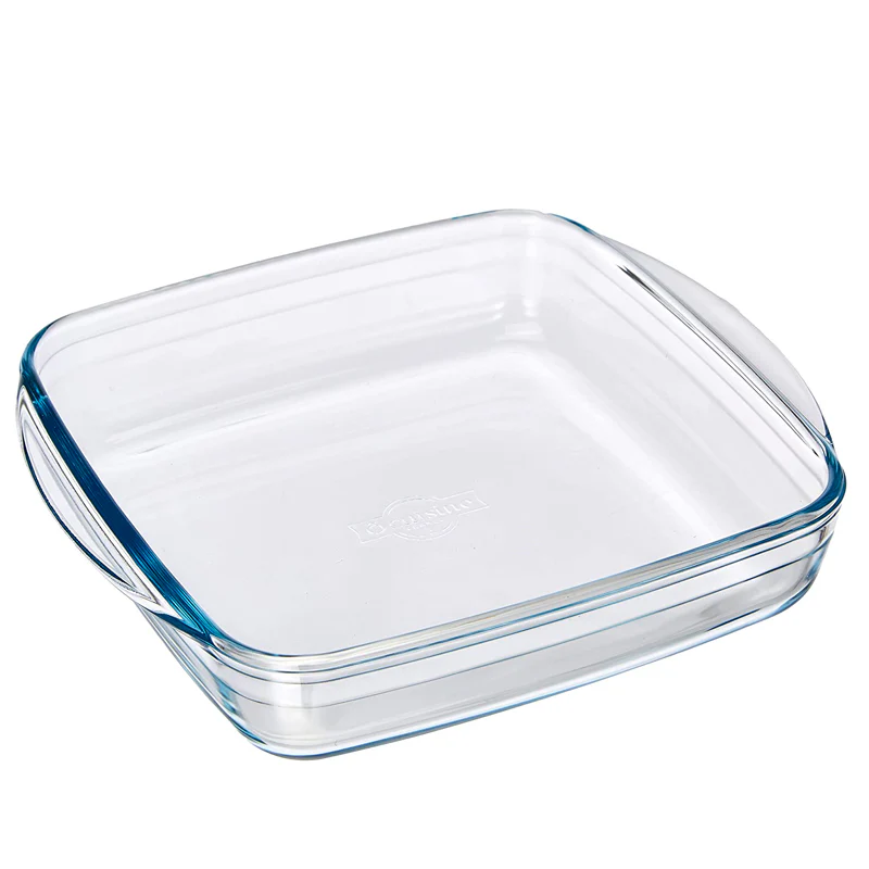 25x22 cm - Teglia Quadrata In Vetro Borosilicato - Image 2