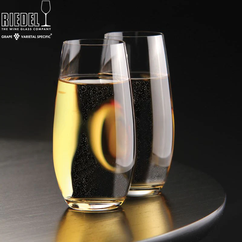 26.4 cl - O Champagne Calice Flute in Vetro - Set 2 Pezzi - Image 2