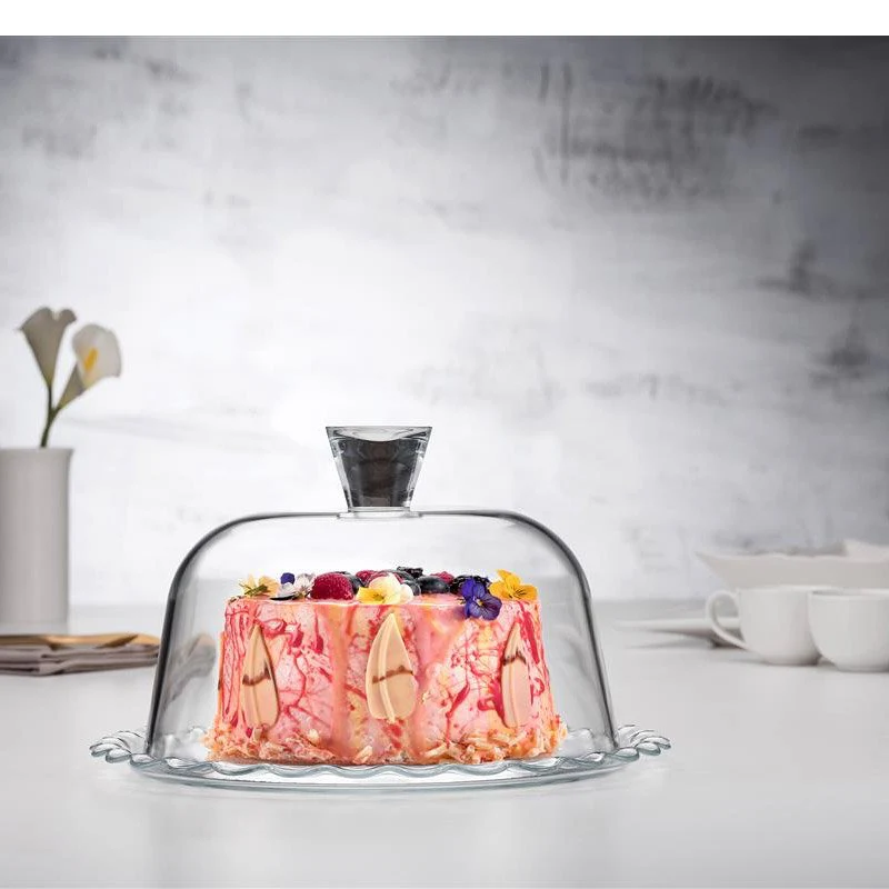 26.4 cm - Petitte Patisserie Alzata Torta Con Campana in Vetro - Image 3