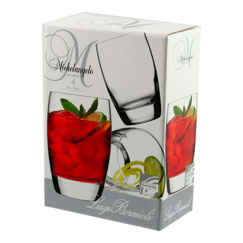 26.5 cl - Michelangelo Bicchiere Acqua in Vetro - Set 4 Pezzi - Image 3