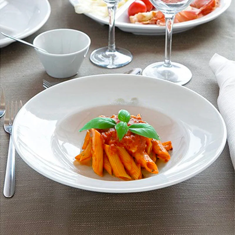 26.5 cm - Napoli Piatto Pasta In Porcellana - Set 6 Pz - Image 2
