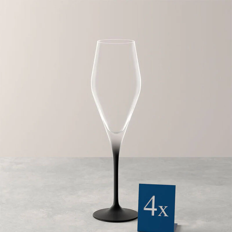 26 cl - Manufacture Rock Calice Flute in Vetro - Set 4 Pezzi - Image 2