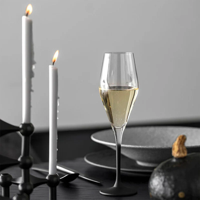 26 cl - Manufacture Rock Calice Flute in Vetro - Set 4 Pezzi - Image 5