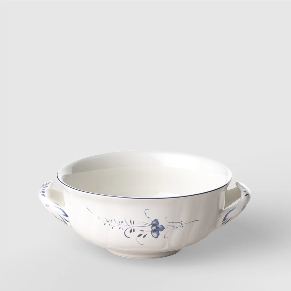 26 cl - Vieux Luxembourg Tazza Brodo In Porcellana Premium - Set 6 Pz