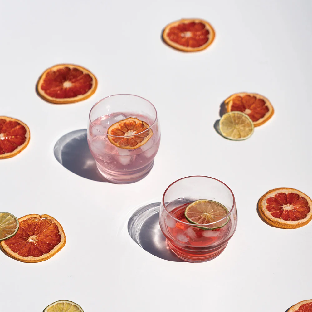 26 cl - Righe Bicchiere Acqua In Vetro - Set 4 Pz - Image 4
