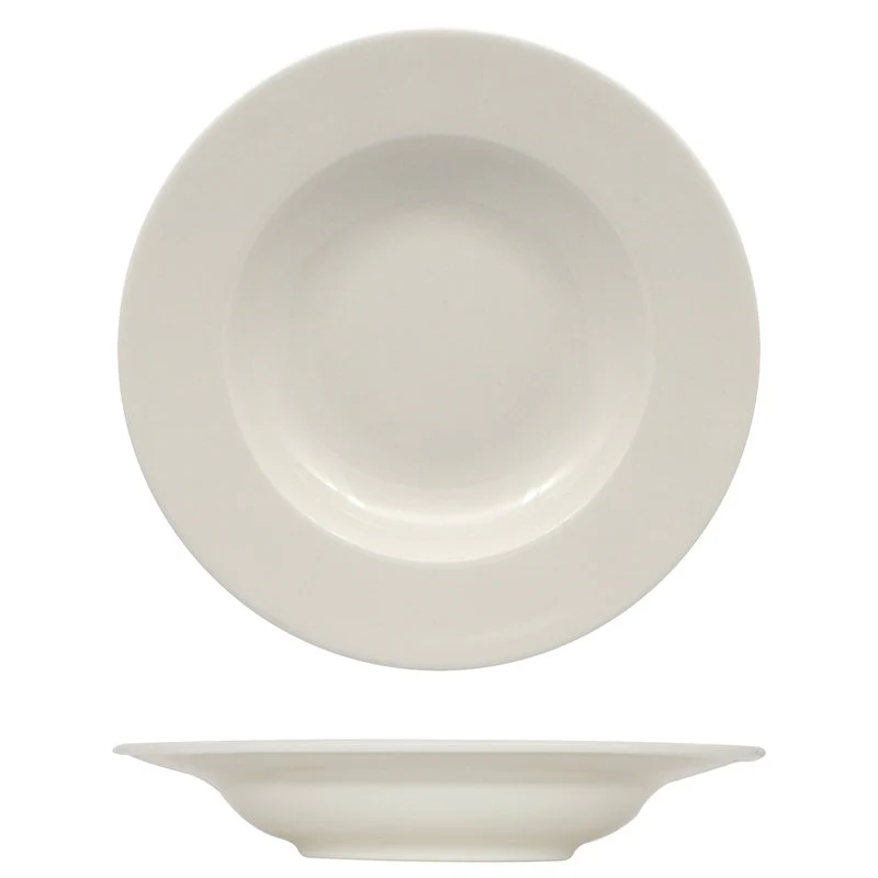 26 cm - Prime Piatto Fondo In Porcellana - Set 6 Pz