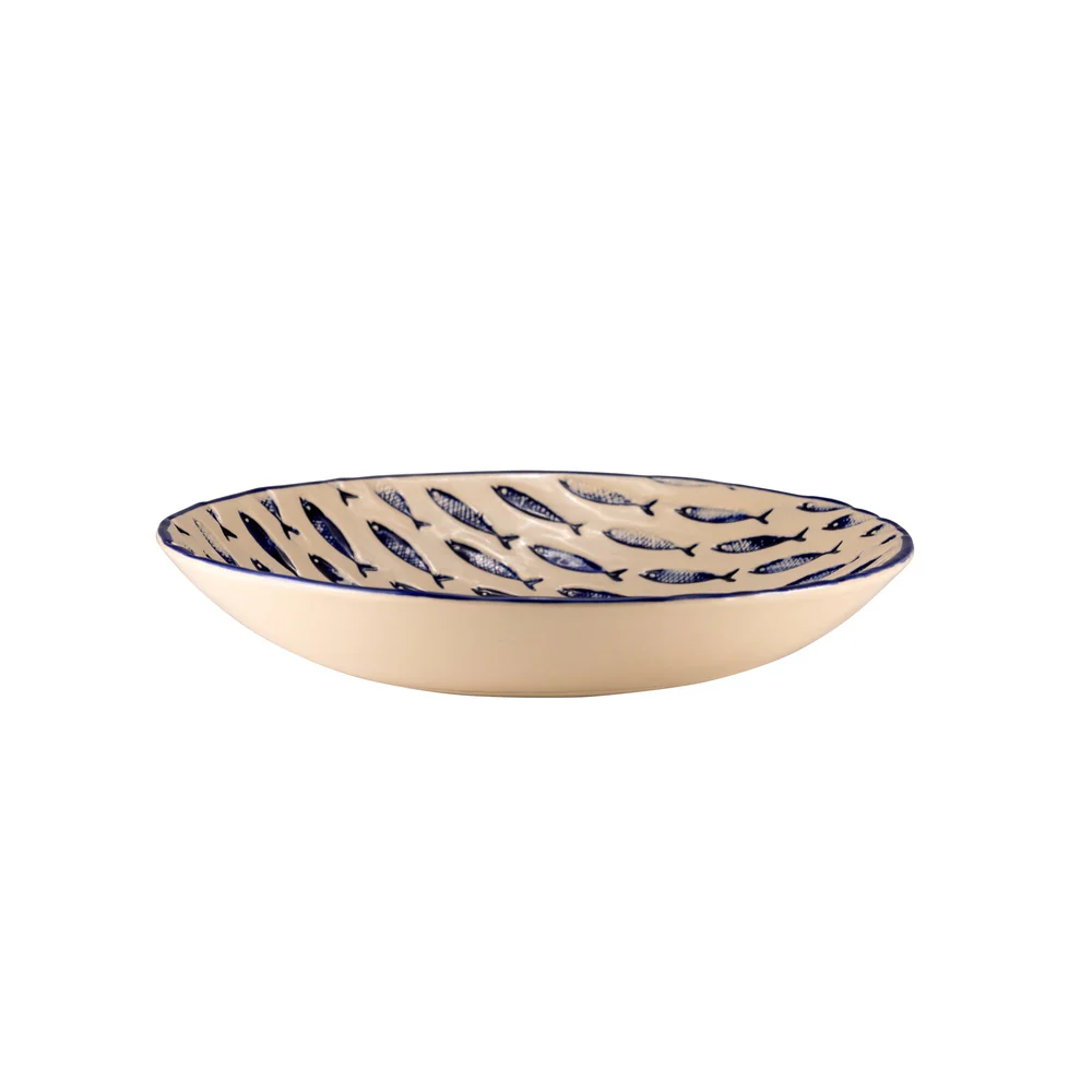 26 cm - Thalassios Piatto Fondo In Stoneware Set 4 Pz - Image 2