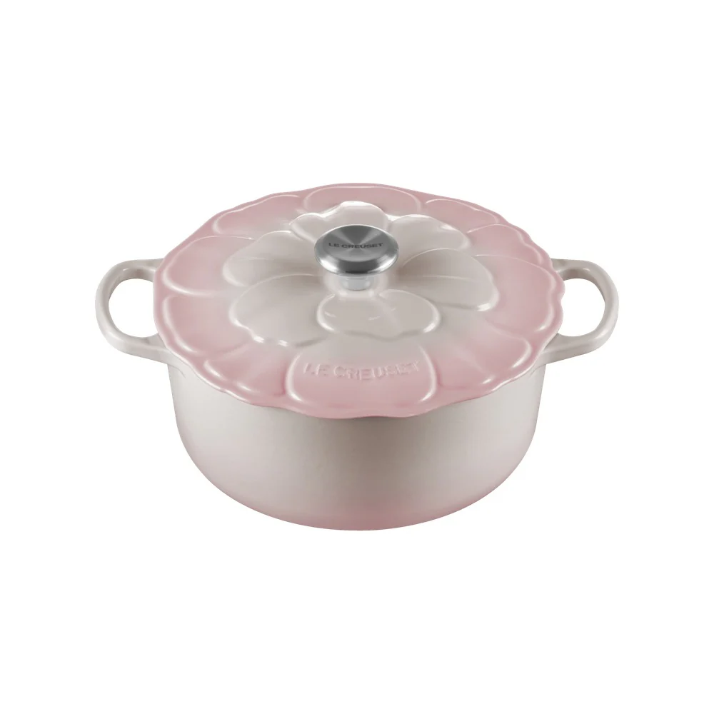 26 cm - Evolution Cocotte Rotonda Con Coperchio a Fiore In Ghisa Vetrificata - Image 10