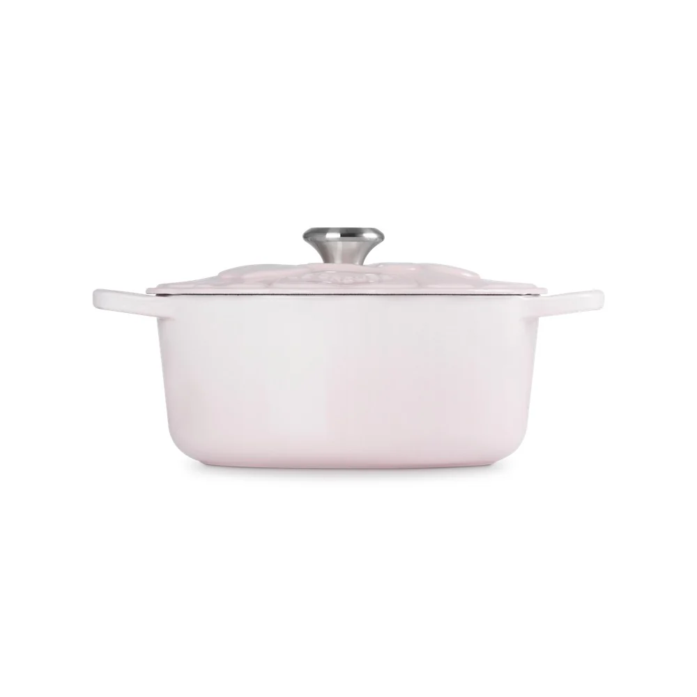 26 cm - Evolution Cocotte Rotonda Con Coperchio a Fiore In Ghisa Vetrificata - Image 12