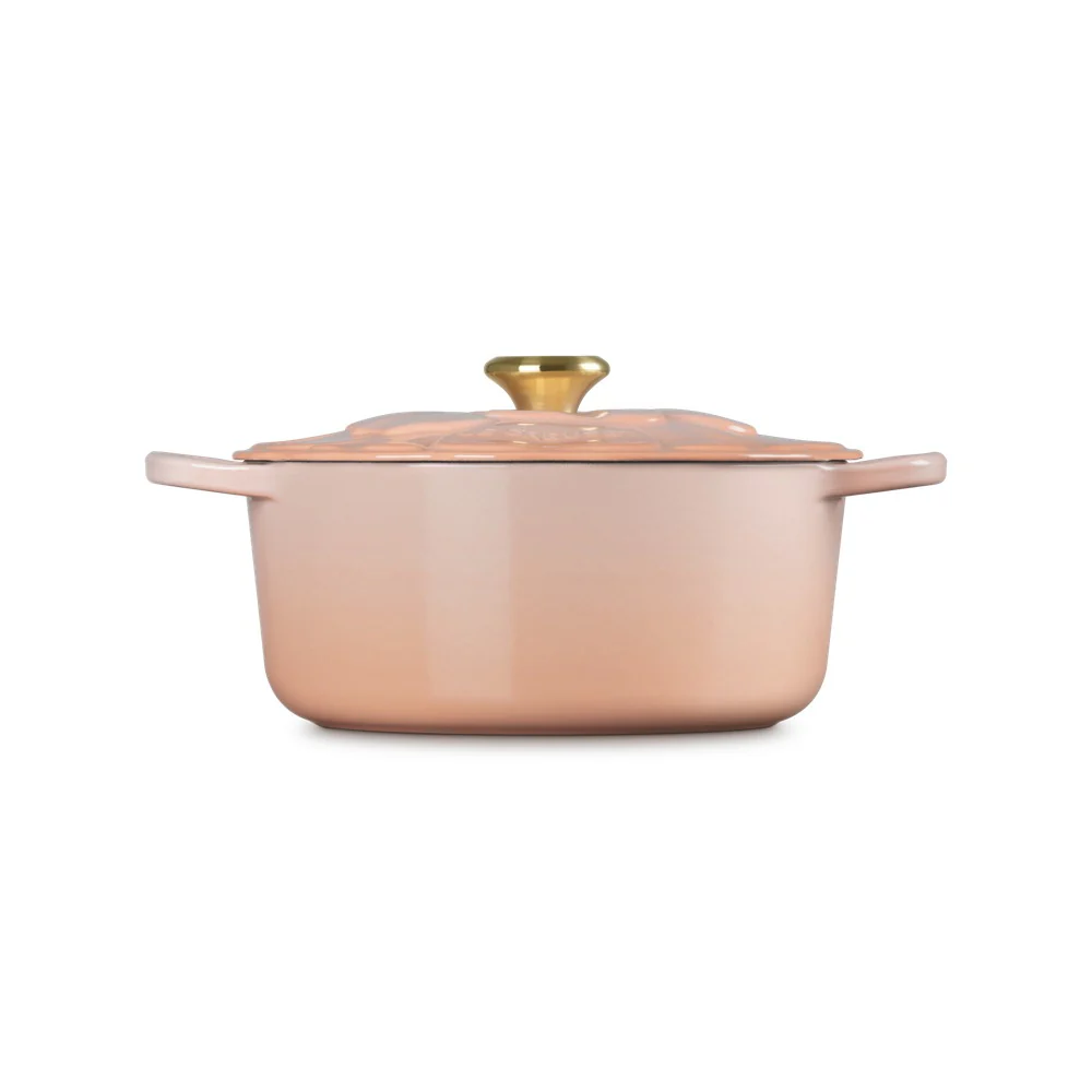 26 cm - Evolution Cocotte Rotonda Con Coperchio a Fiore In Ghisa Vetrificata - Image 17