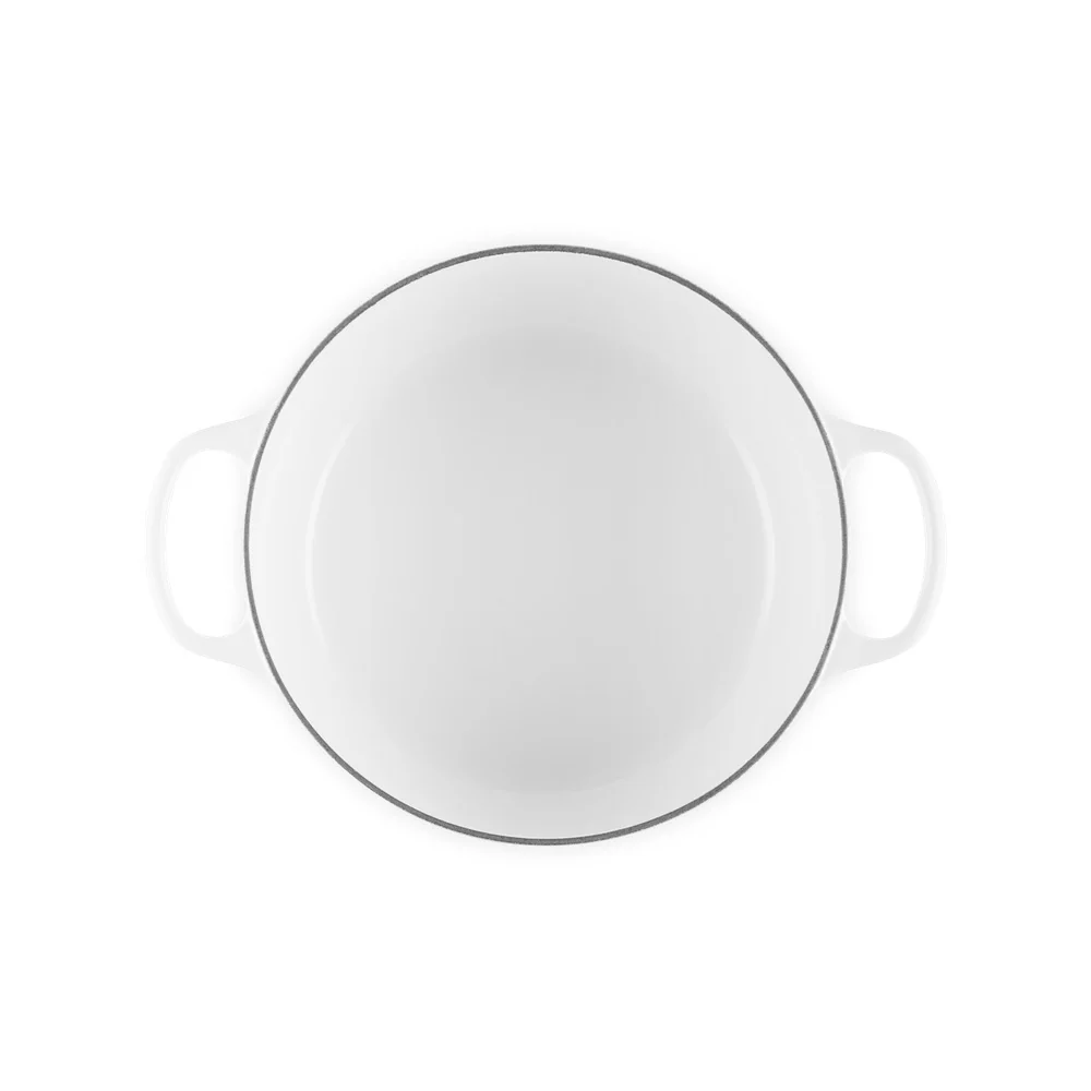 26 cm - Evolution Cocotte Rotonda Con Coperchio a Fiore In Ghisa Vetrificata - Image 6