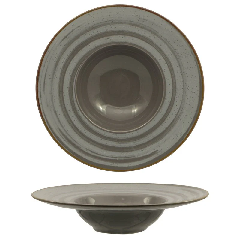 27.5 cm - Vortex Piatto Pasta In Porcellana - Set 6 Pz - Image 2