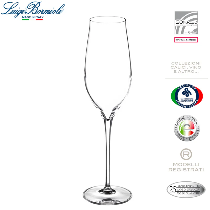 27 cl - Vinea Calice Flute in Vetro - Set 6 Pezzi - Image 3