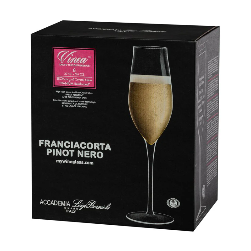 27 cl - Vinea Calice Flute in Vetro - Set 6 Pezzi - Image 4