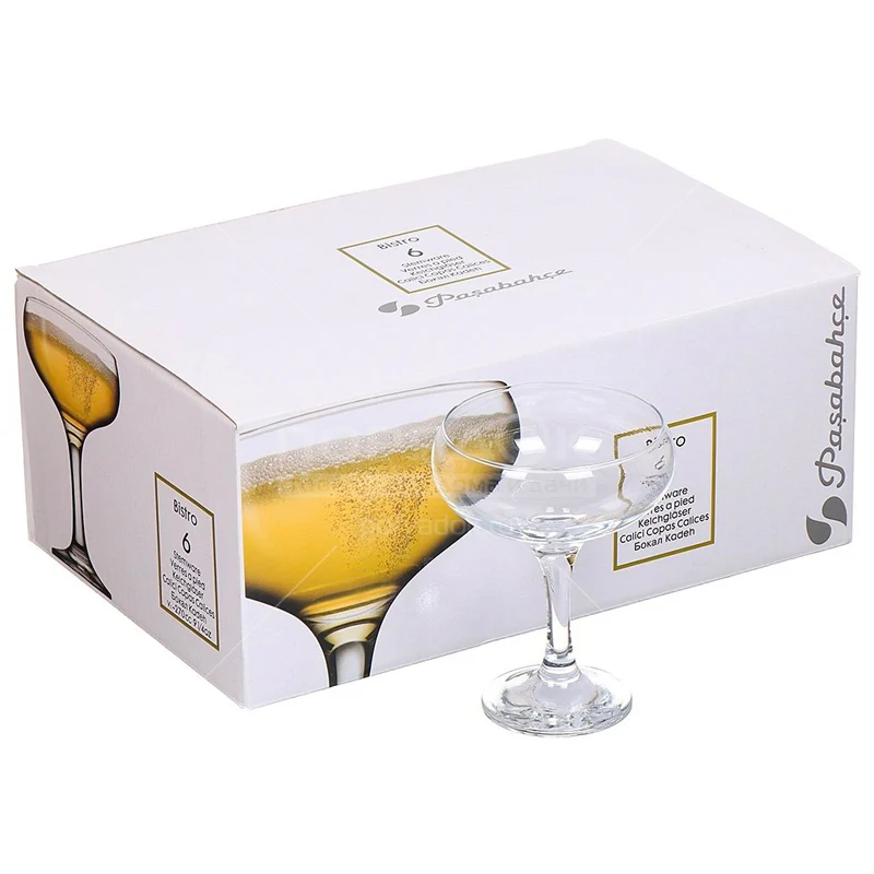 27 cl - Bistro Coppa Champagne in Vetro - Set 6 Pezzi - Image 5
