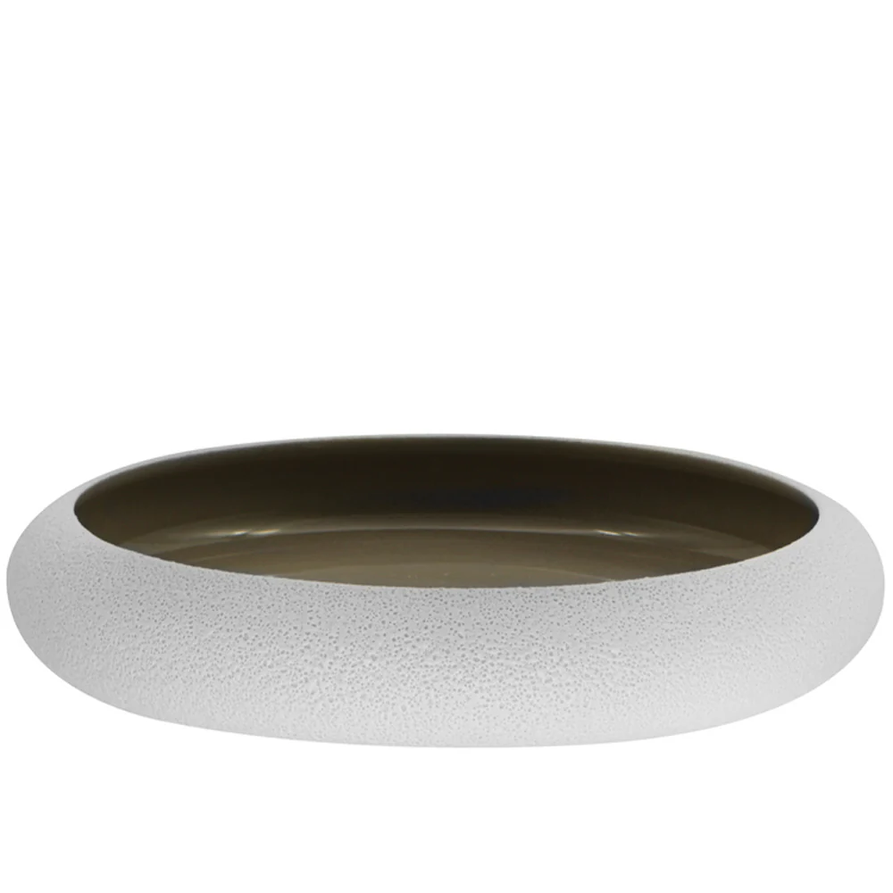 27 cm - Genesys Evo Grey Piatto Presentazione Alto a Nido In Porcellana - Image 3