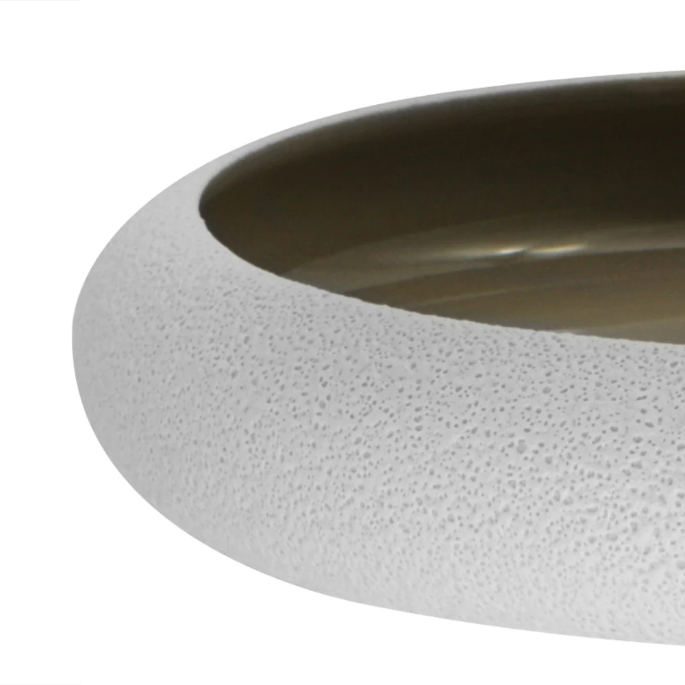 27 cm - Genesys Evo Grey Piatto Presentazione Alto a Nido In Porcellana - Image 4