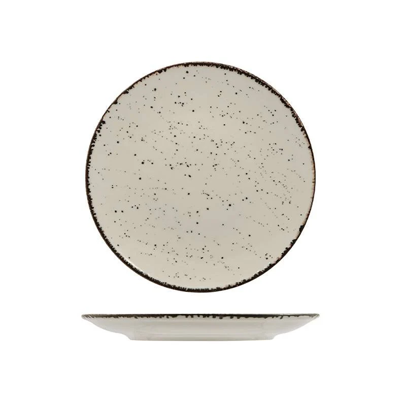 27 cm - Cromya Cream Piatto Fondo In Porcellana