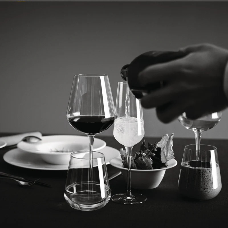 28.5 cl - InAlto Uno Calice Flute in Vetro - Set 6 Pezzi - Image 3