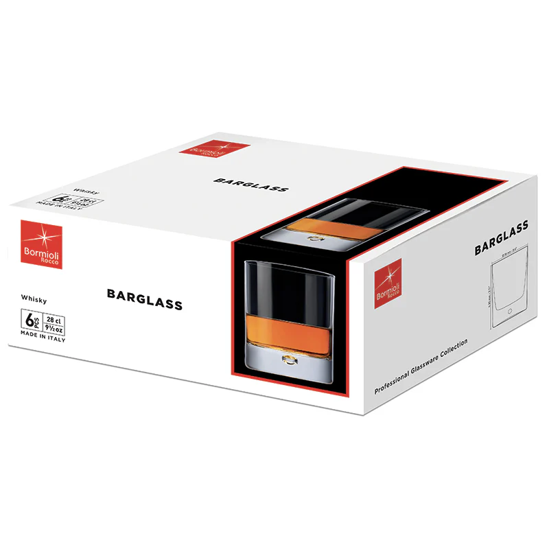 28 cl - Barglass Bicchiere Whisky in Vetro - Set 6 Pezzi - Image 4