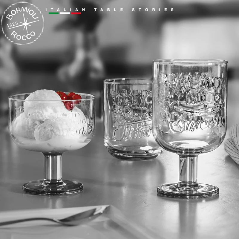28 cl - Graphica Coppa Dessert in Vetro Temperato - Set 6 Pezzi - Image 2