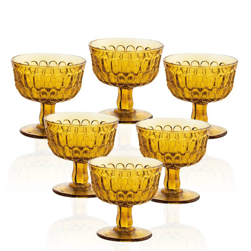 28 cl - Camelot Coppa Dessert in Vetro - Set 6 Pezzi - Image 3