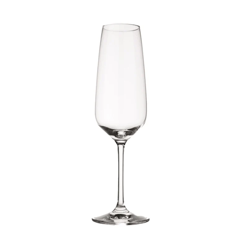 28 cl - Voice Calice Flute in Vetro - Set 4 Pezzi
